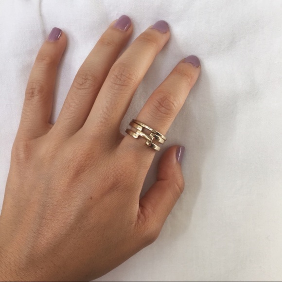 Jewelry - Gold Link Ring Set